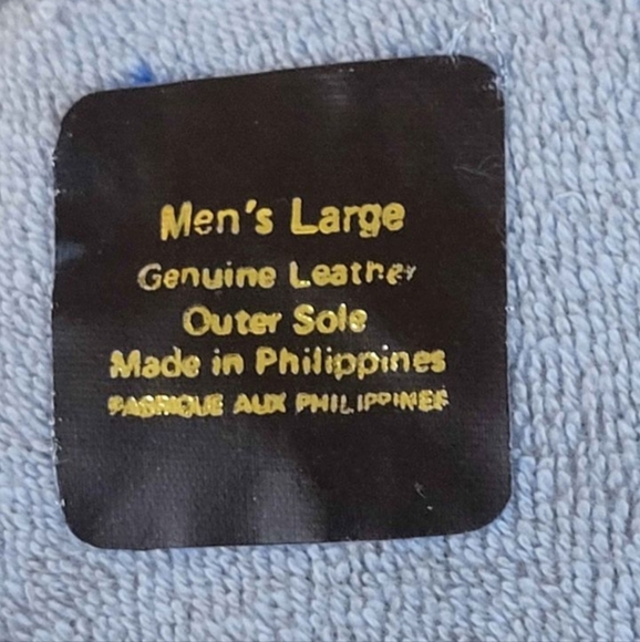 Men's Classic Stretch Slippers Size Large 9 1/2- 10 1/2 - Picture 5 of 6